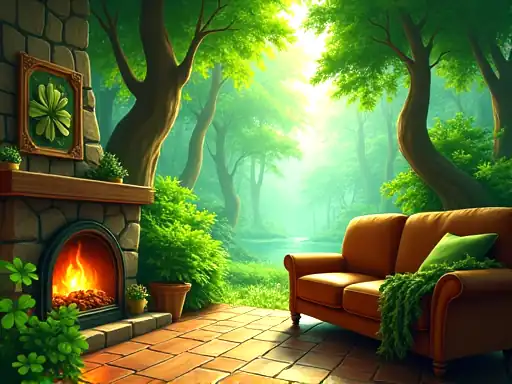 Paddy's Lucky Forest pokie artwork at True Blue Casino